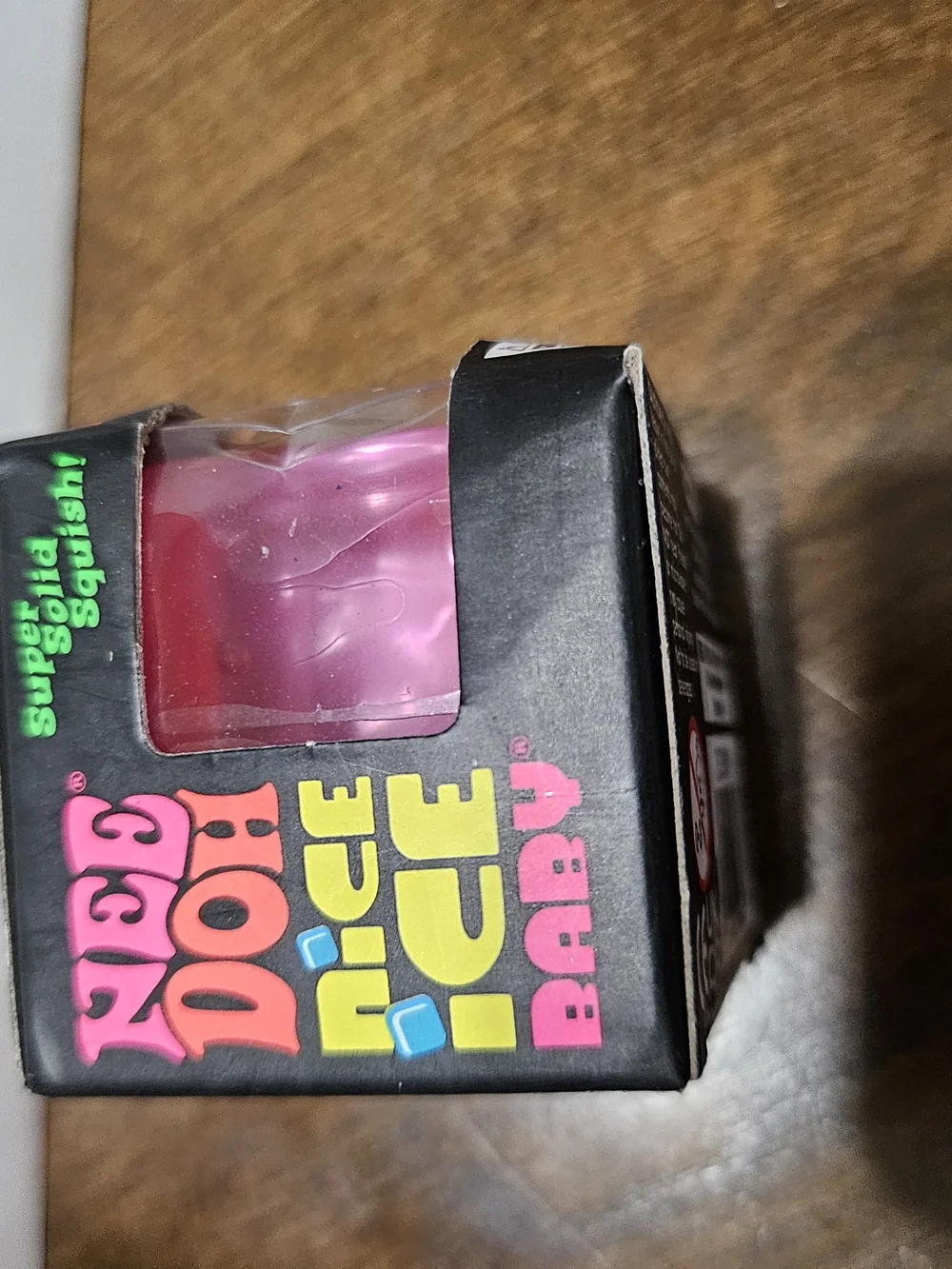 Needoh Nice Ice Baby Super Solid Squish Toy — Pink